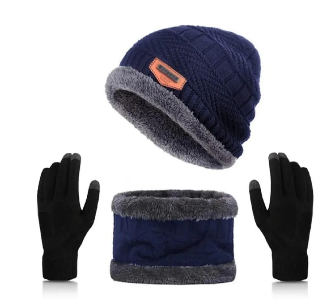 Woolen Cap Gloves & Neck Muffler