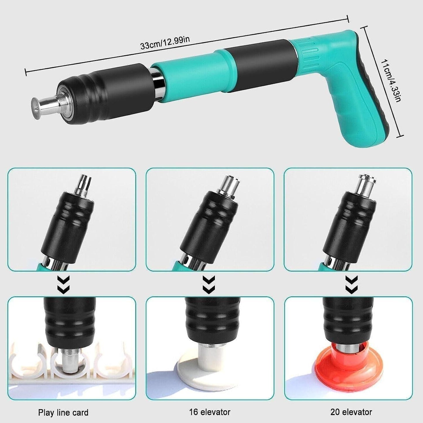 4-Speed Manual Concrete Nail Gun